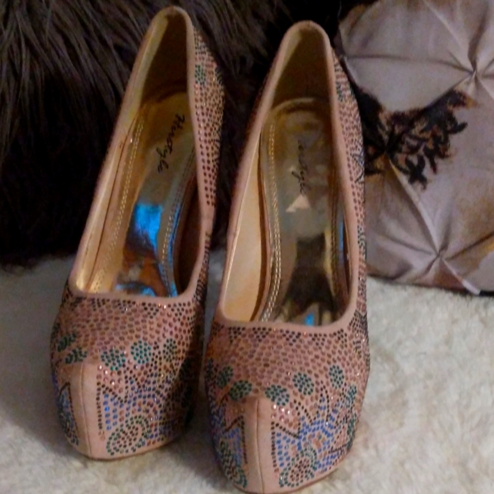 Rhinestone Heels